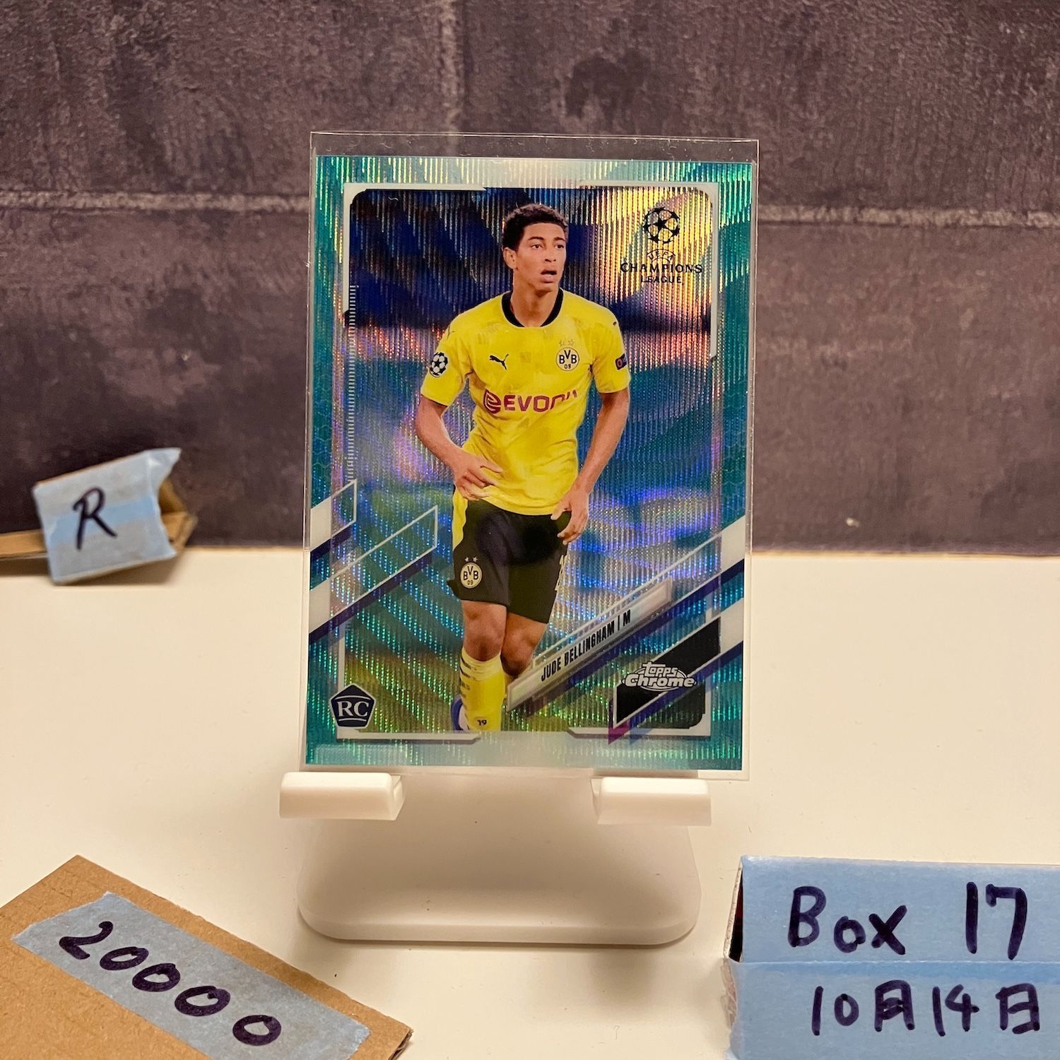 2021 Topps Chrome UEFA Champions League Jude Bellingham 054|199 BORUSSIA DORTMUND RC ルーキー Rookie Green Refractor カード
