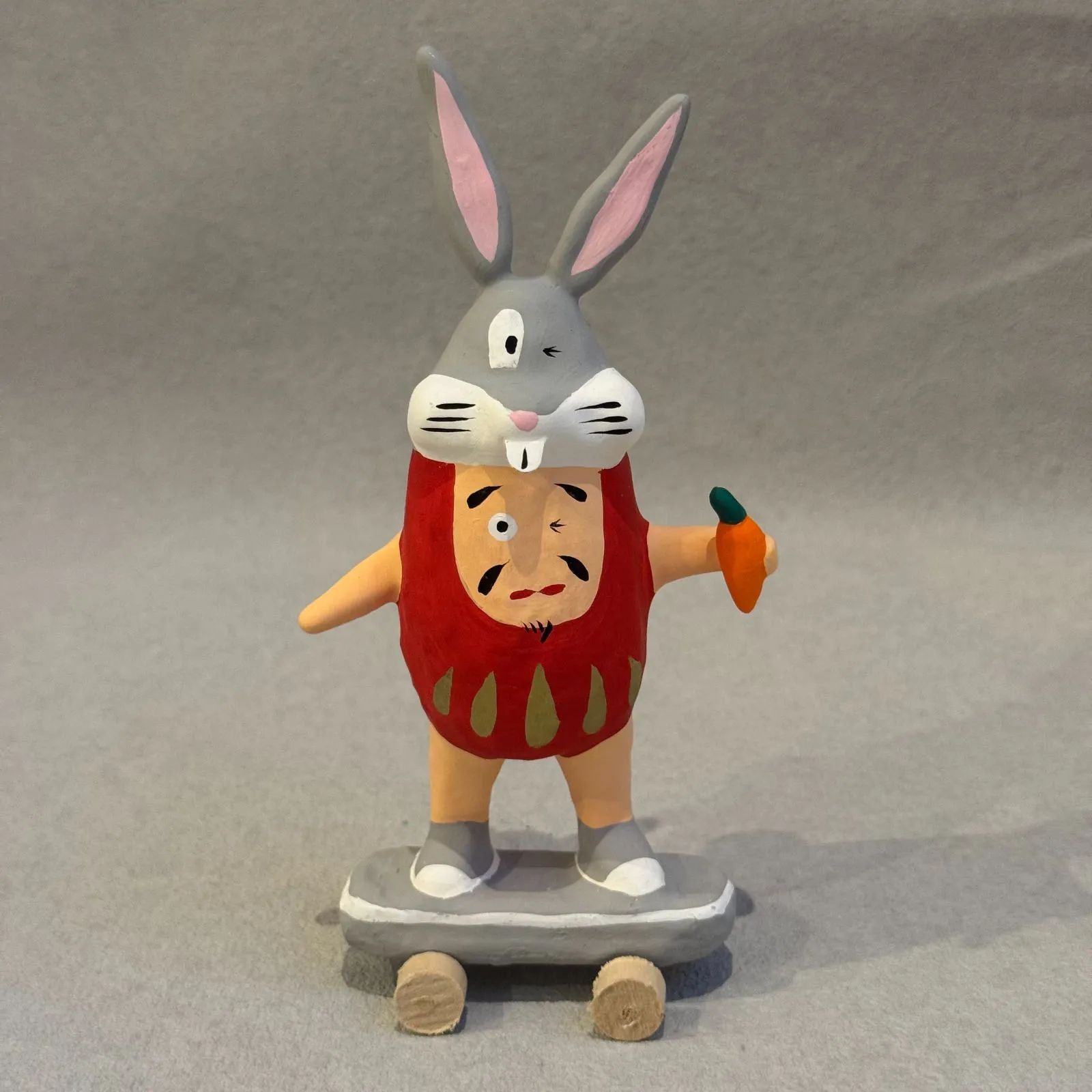 縦横さま専用】スケボーだるま スケボーダルマ 達磨 寿印 赤 ピンク