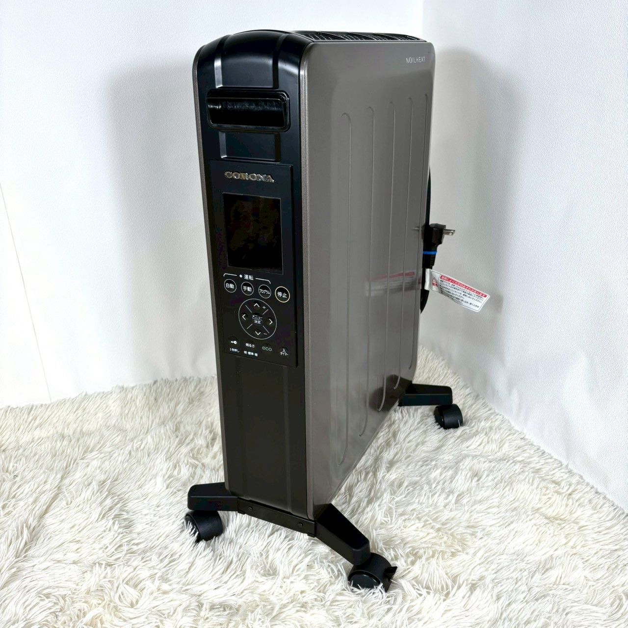 動作品】 CORONA コロナ オイルレスヒーター DHS-1519 リモコン付