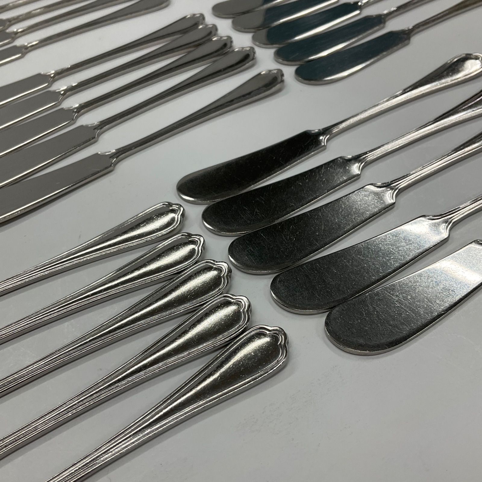 バタースプレッダー 14cm 20本】バターナイフ スプレダー 18-8