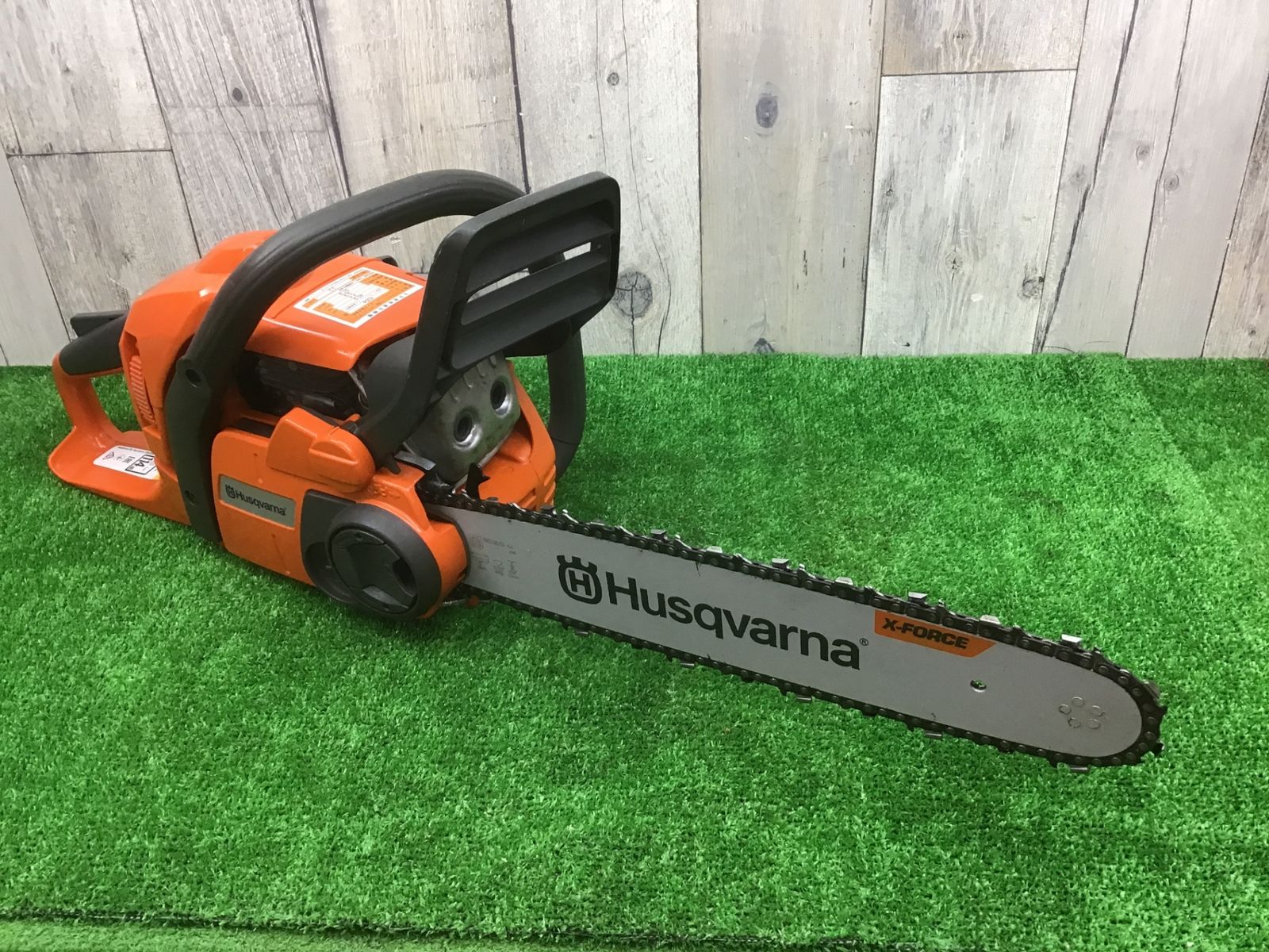 送料無料！【動作品□ハスクバーナ(Husqvarna) エンジンチェンソー 