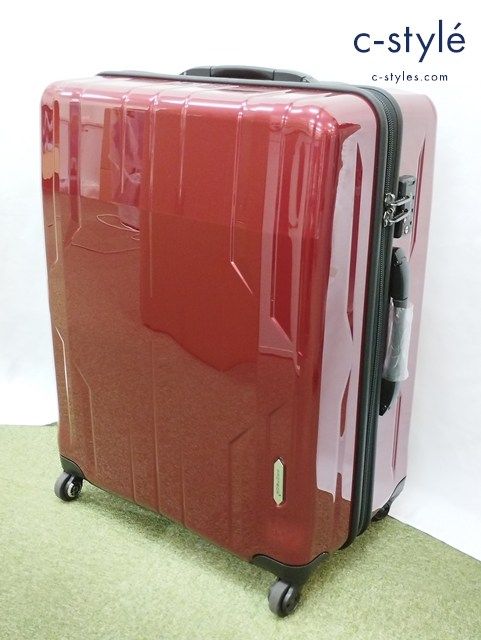 I 801 PROTECA プロテカ スーツケース レッド STARIA EX No 0267300 T