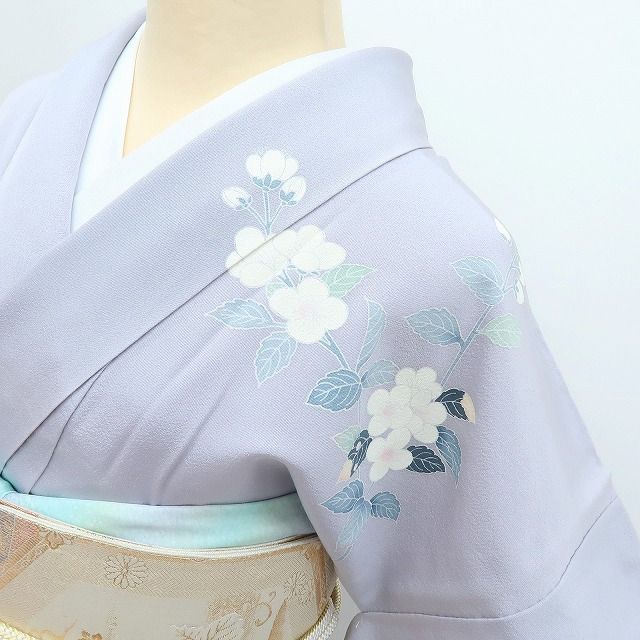 百華❀Y4175◇美品未着用 暈し 仕付け糸付 手縫い仕立て 正絹 訪問着