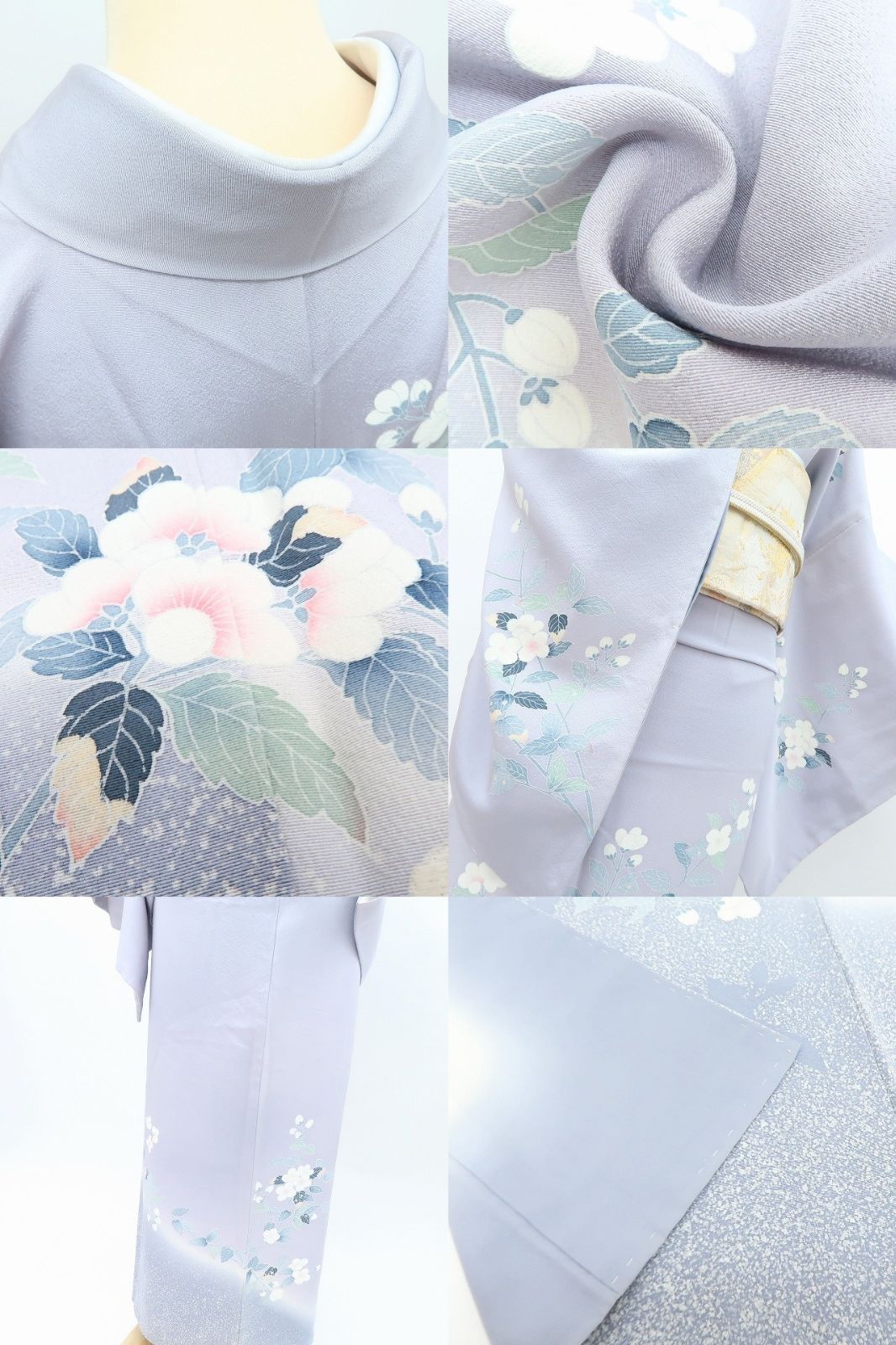 百華❀Y4175◇美品未着用 暈し 仕付け糸付 手縫い仕立て 正絹 訪問着