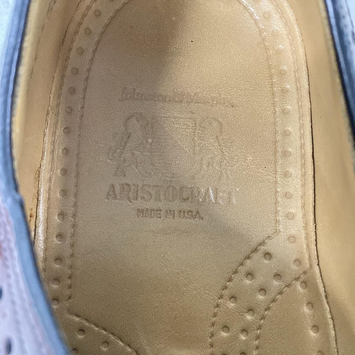  -MURPHY ジョンストンアンドマーフィー シューズ 6 メンズ - ダークブラウン ARISTOCRAFT ウィングチップ レザー その他 靴