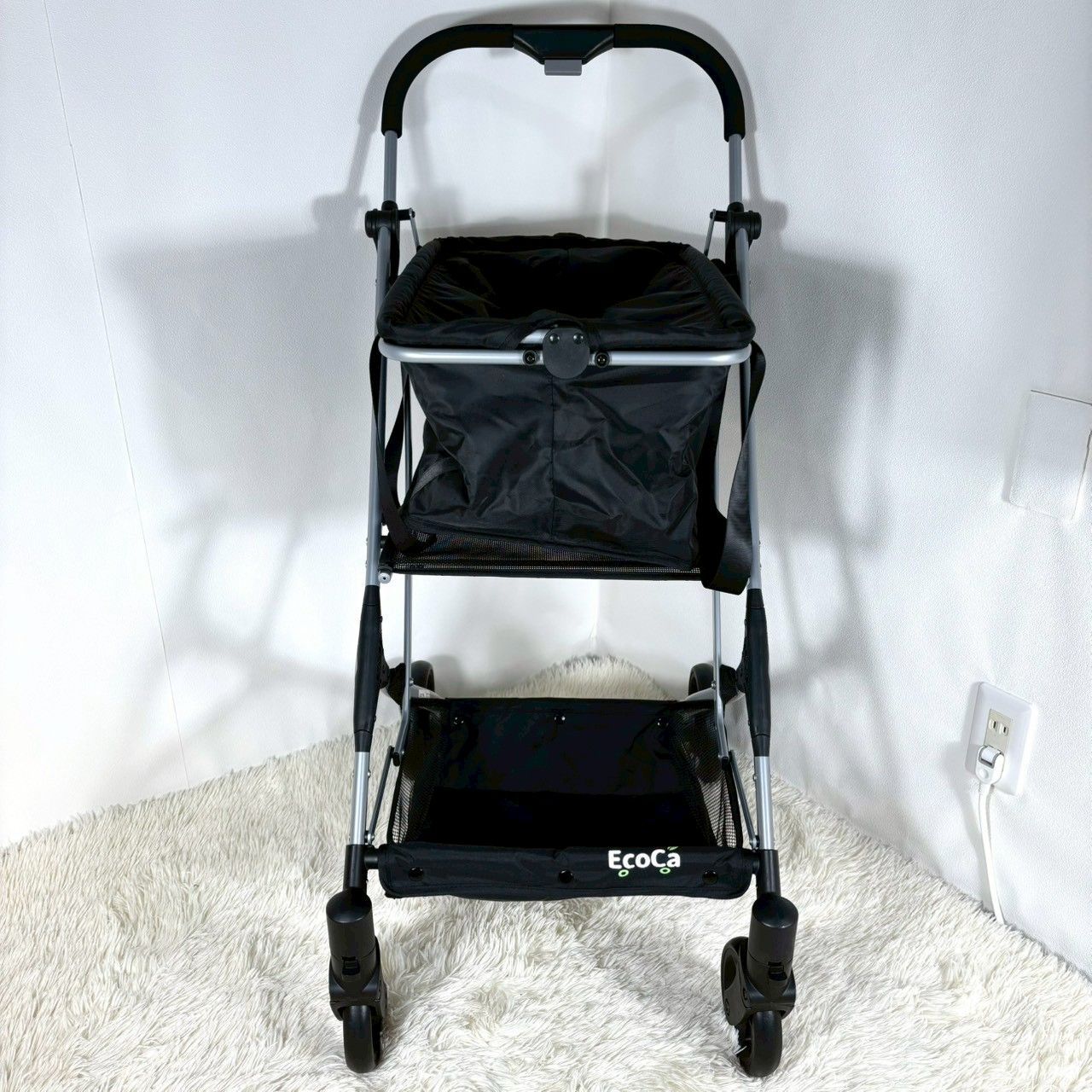 EcoCa エコカ　ショッピングカート　マイバスケット　保冷バッグ シルバーカー プライムダイレクト（Primedirect） ショッピングカート 4輪 おしゃれ