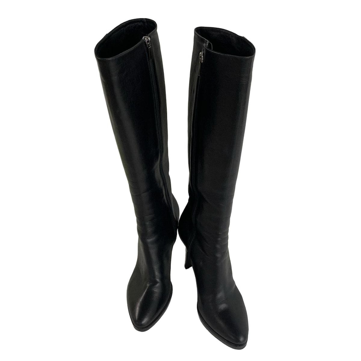 BOTTEGA VENETA(ボッテガヴェネタ) ロングブーツ 36 レディース - 黒