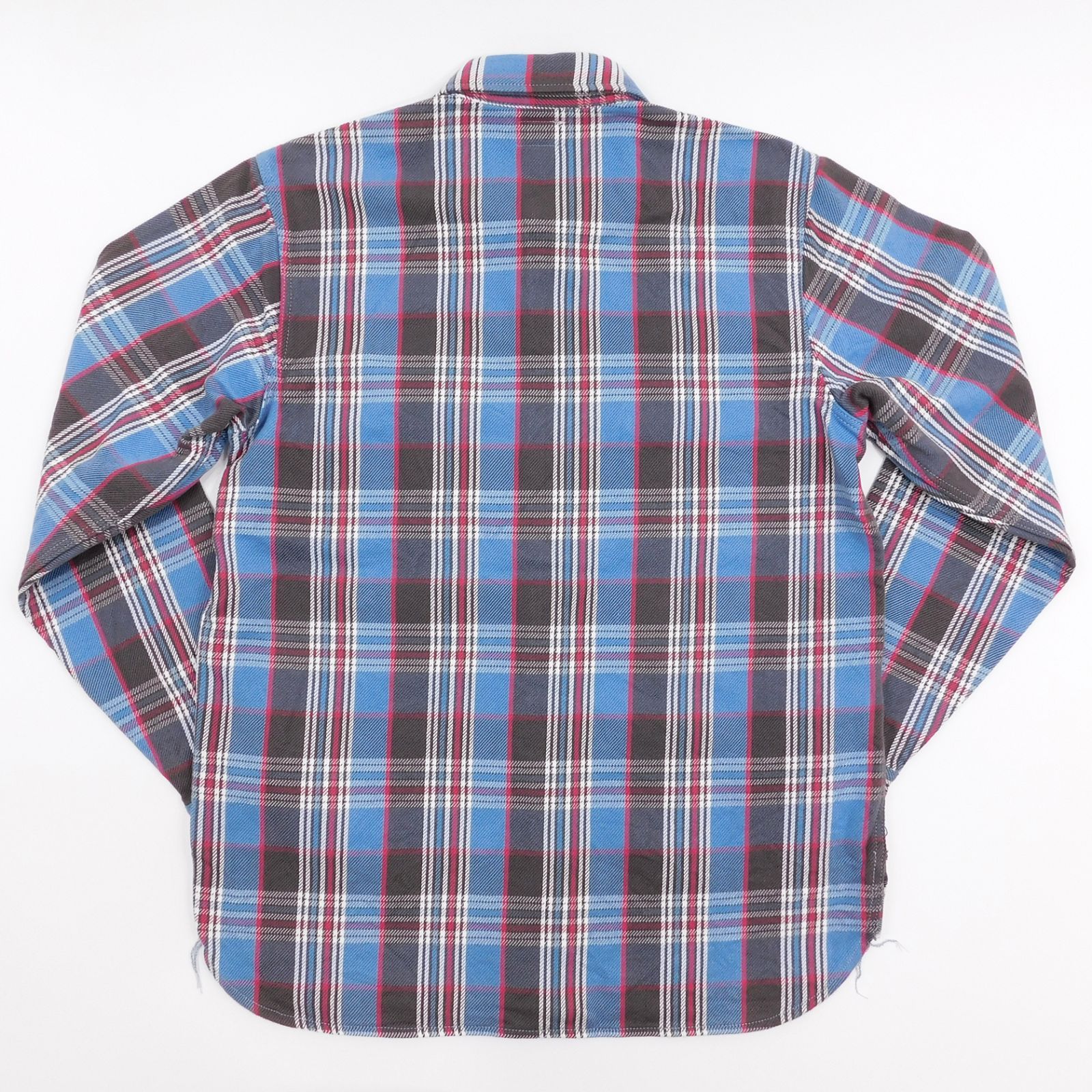 GENERAG ジェネラグ ヘビーネルシャツ ブルー S|M