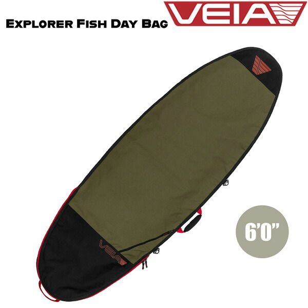 ヴェイア ボードケース VEIA Explorer 6'0 Fish Day Bag 幅広オルタナ