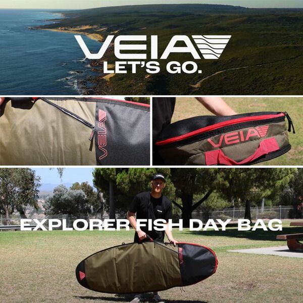ヴェイア ボードケース VEIA Explorer 6'0 Fish Day Bag 幅広オルタナ