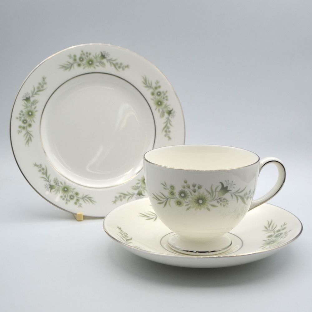 ヴィンテージ 食器 トリオ カップ＆ソーサー Wedgwood ウェッジウッド Westbury ウェストバリー イギリス 1991 1997年 24 a 183 3
