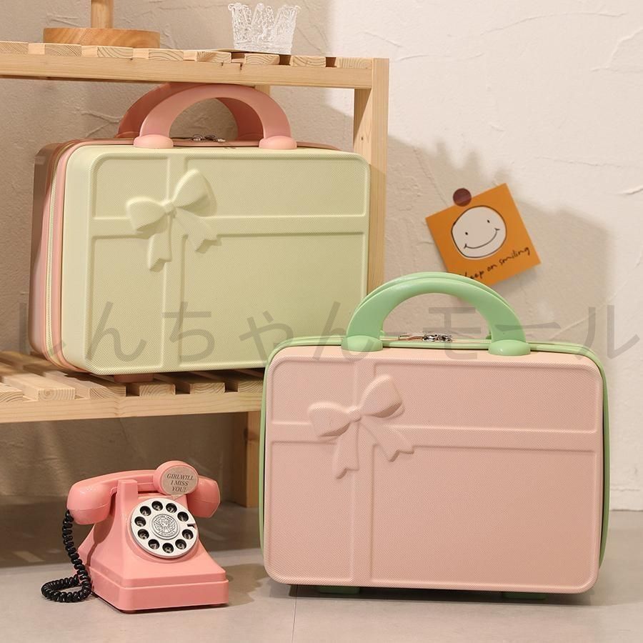 AULANI 新品・未使用　スーツケース　バッグ　コスメボックス 新品?未使用】 ミニトランクケース ミニスーツケース メイクボックス