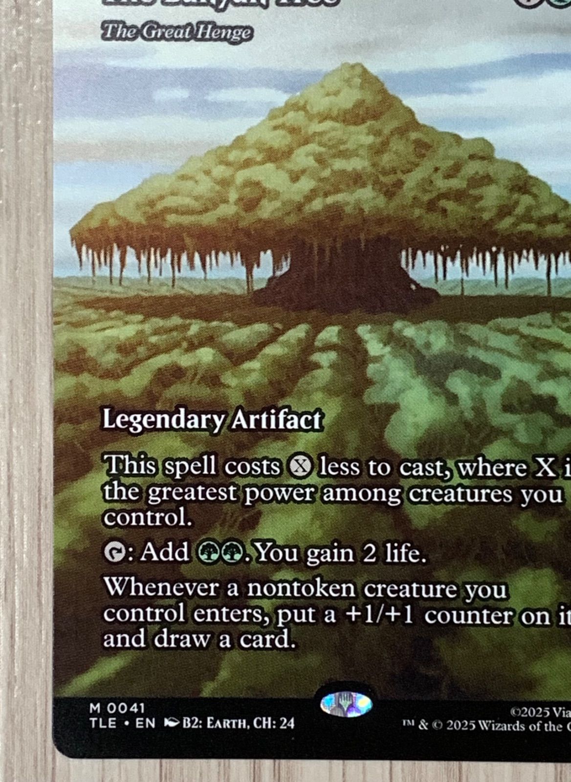 Mtg バンヤングローブの木/The Banyan Tree 英語版　foil 英語版】マジック・ザ・ギャザリング バンヤングローブの木/The Banyan