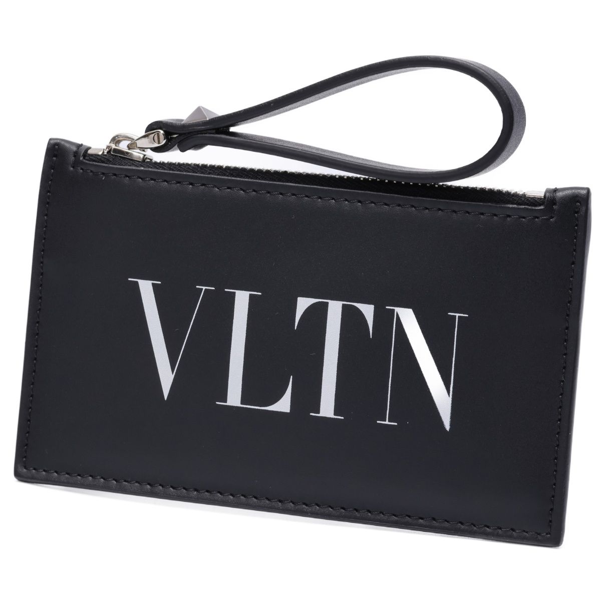 ヴァレンティノ VLTN コイン カードホルダー カードケース スムースレザー ブラック S 159572