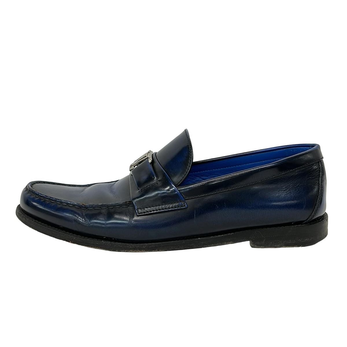 LOUIS VUITTON(ルイヴィトン) ローファー 8 メンズ - ダークネイビー