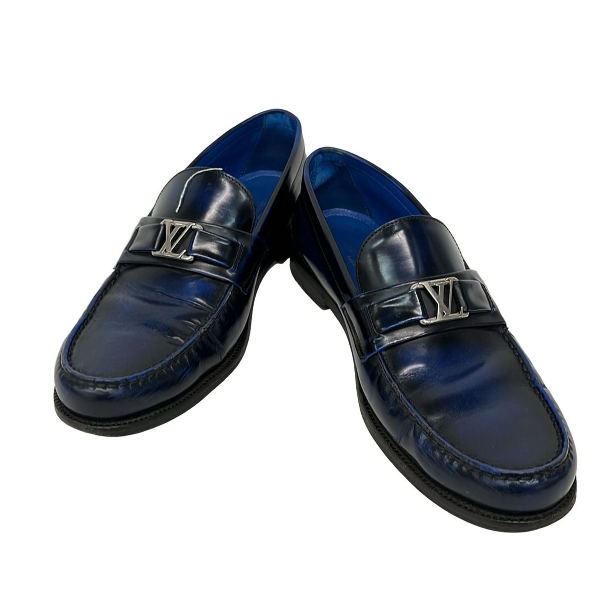 LOUIS VUITTON(ルイヴィトン) ローファー 8 メンズ - ダークネイビー