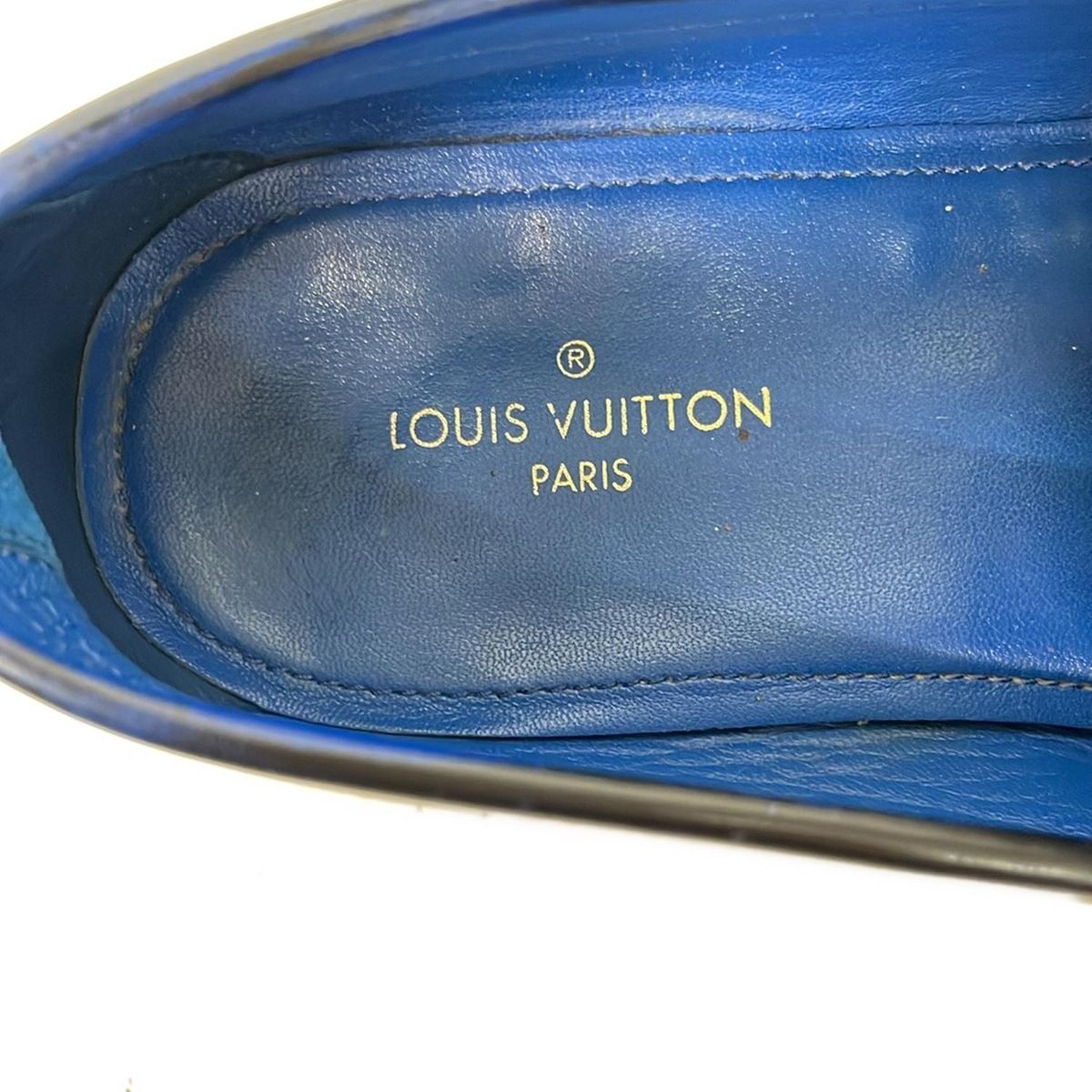 LOUIS VUITTON(ルイヴィトン) ローファー 8 メンズ - ダークネイビー