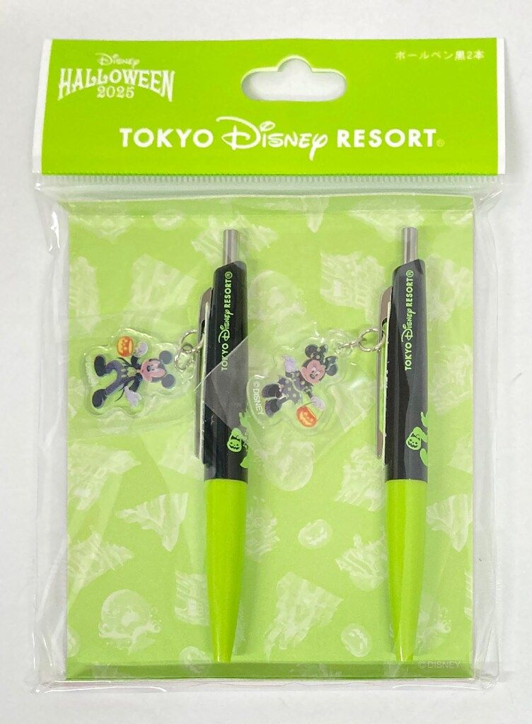 Disney's Halloween 2005 ボールペンセット 東京ディズニーリゾート ボールペン黒2本 DISNEY HALLOWEEN ミッキー