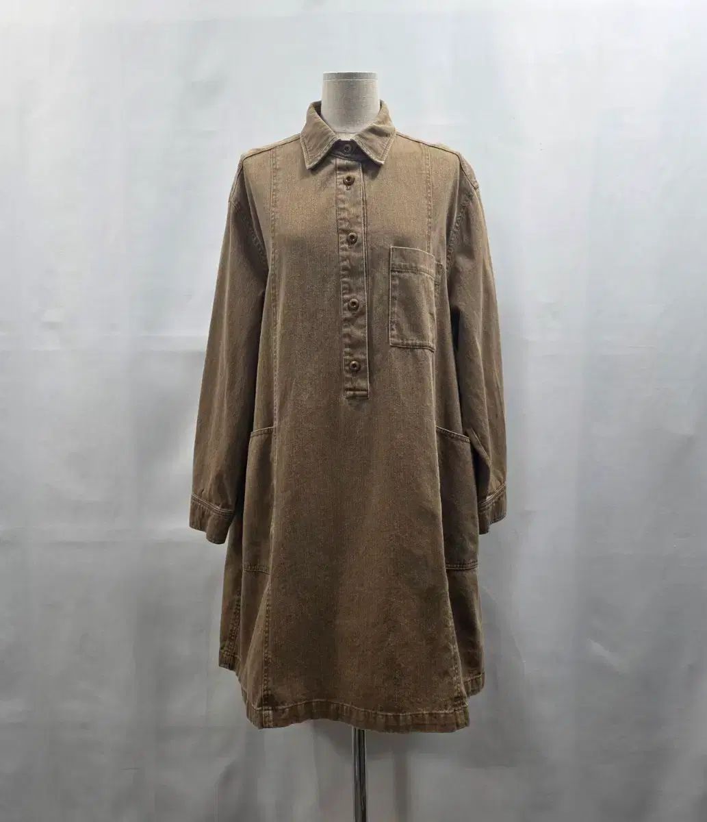 1277 STUDIO TOMBOY スタジオトムボーイ コットン ロング シャツ デニムONE PIECE
