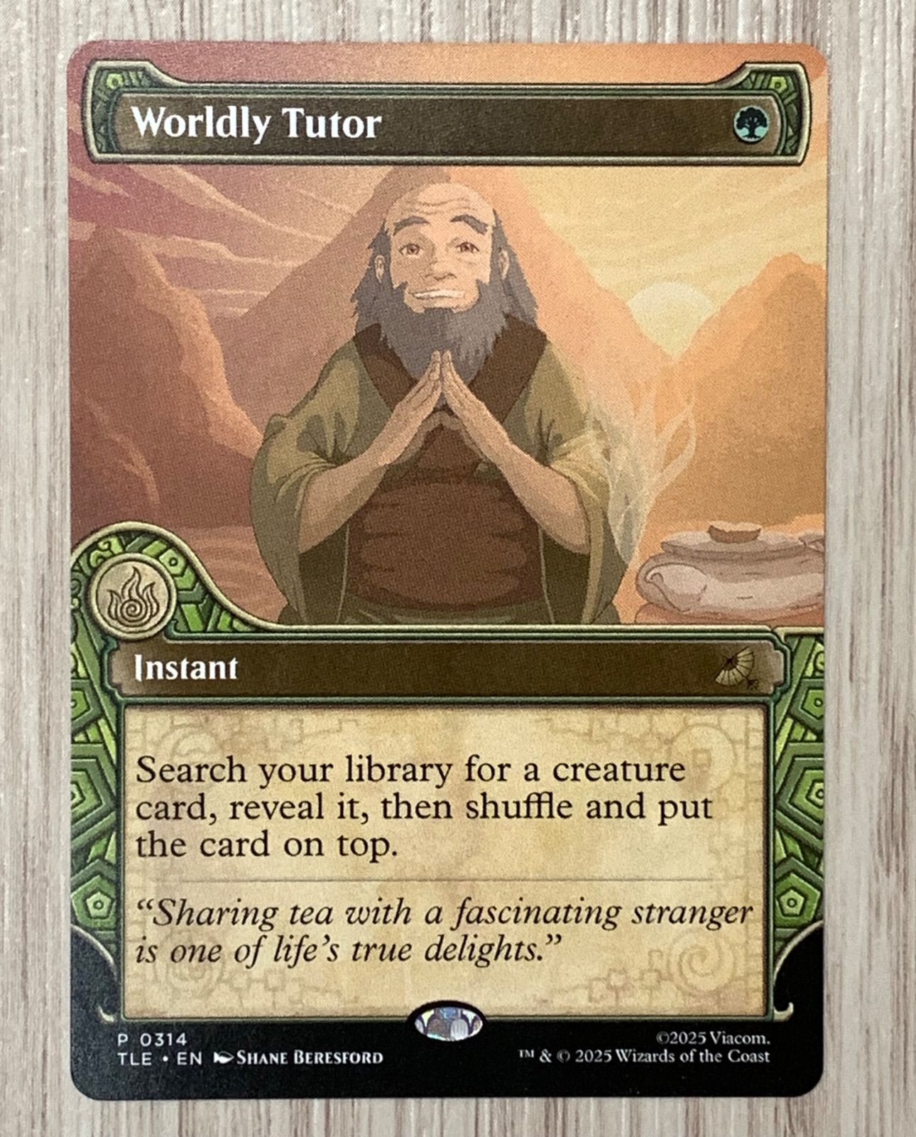 英語版】マジック・ザ・ギャザリング 俗世の教示者/Worldly Tutor P