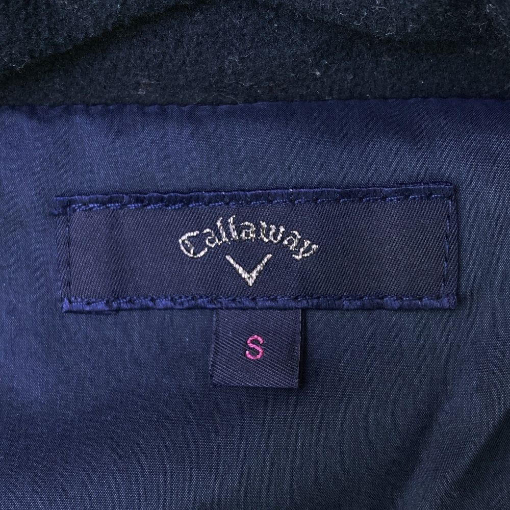 サイズ：S CALLAWAY キャロウェイ フード付 2WAY 中綿ジップワンピース