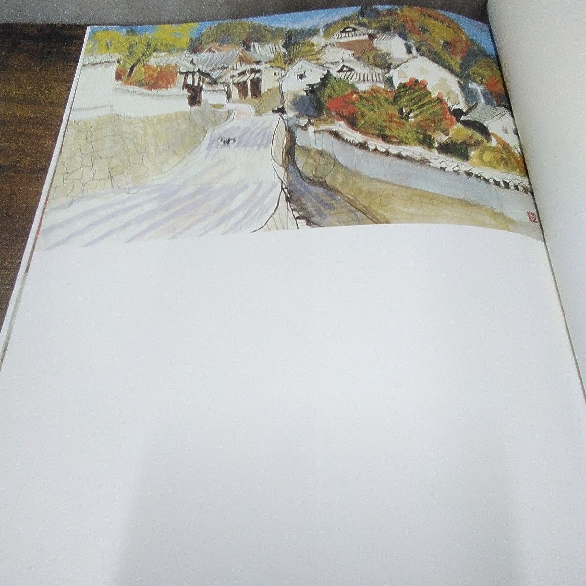 定価15万円　杉本健吉 近作オリジナル・直筆サイン入り 72/150 昭和レトロ 朝日新聞社 絵画本 「杉本健吉展図録」サイン入り。1986年