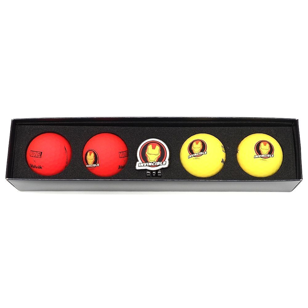 未使用品 Volvik × MARVEL アイアンマン ゴルフボール 4個セット