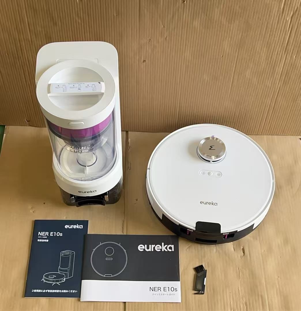 EUREKA（ユーリカ）ロボット掃除機 強力吸引 水拭き両用 ブラック E10s