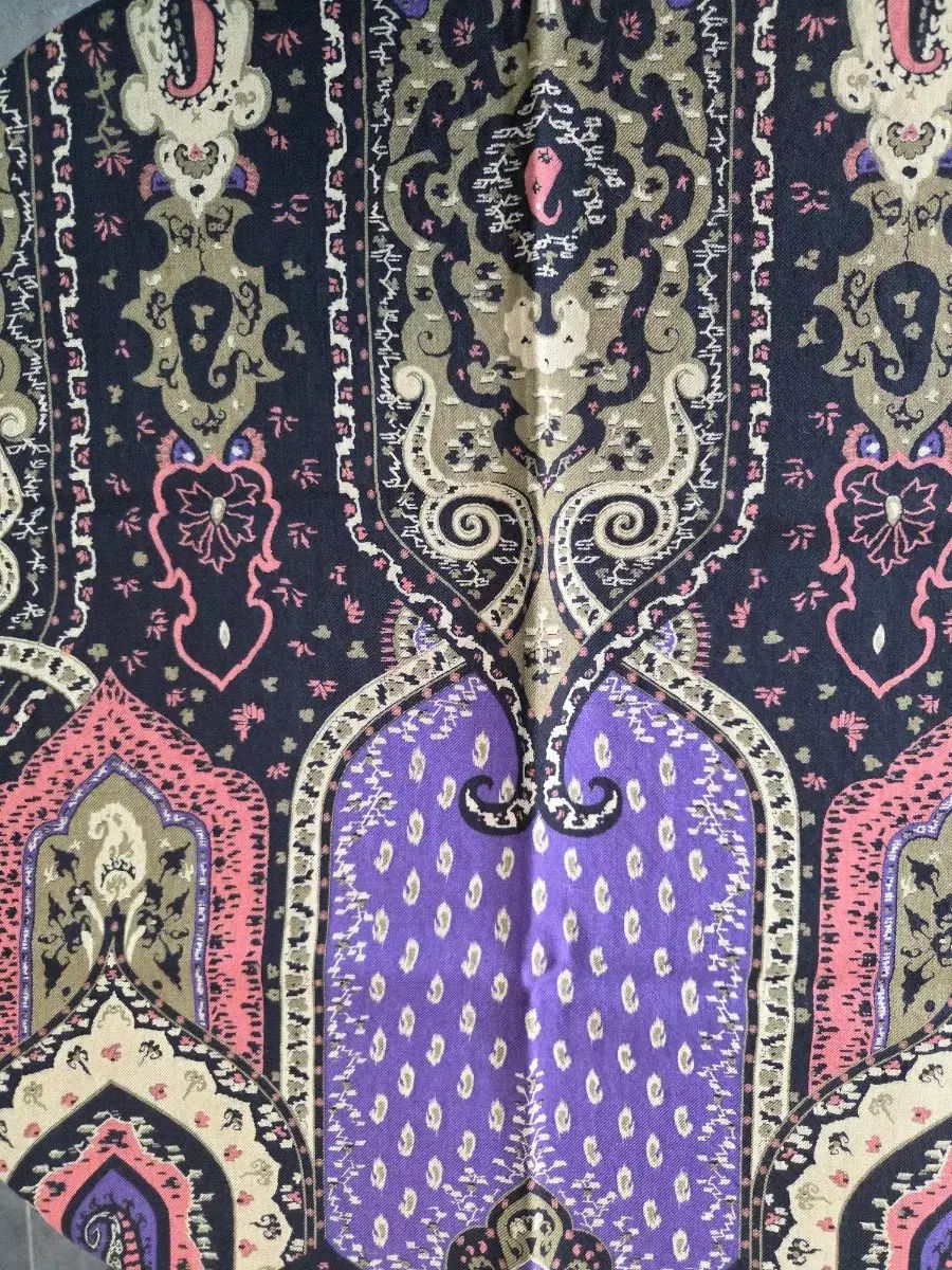  エトロ ベイズリー ウールシルク スカーフ バンダナ スカーフ 小物