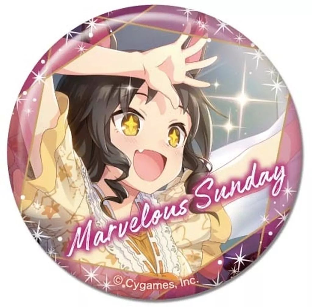 中古】バッジ・ビンズ マーベラスサンデー 「CANバッジ ウマ娘