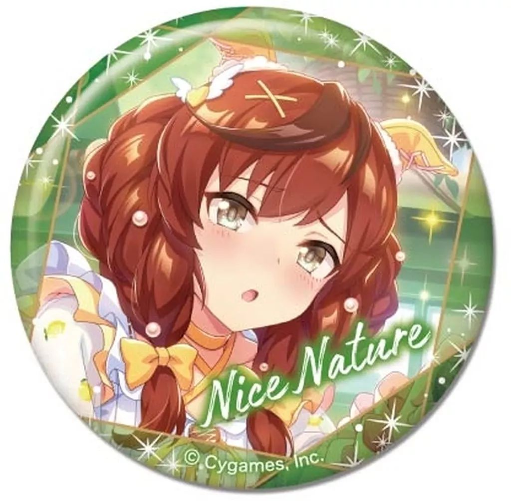 中古】バッジ・ビンズ ナイスネイチャ 「CANバッジ ウマ娘 プリティー