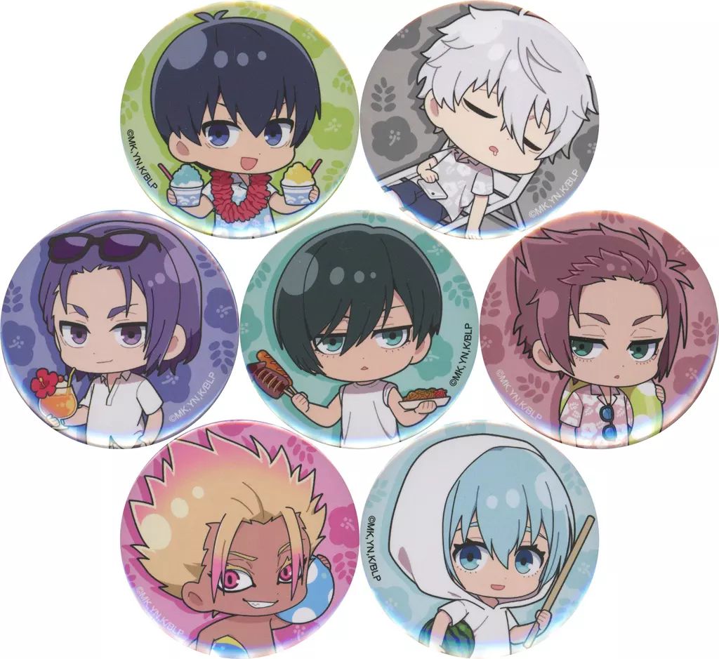 中古】バッジ・ピンズ 全7種セット 「ブルーロック×and GALLERY