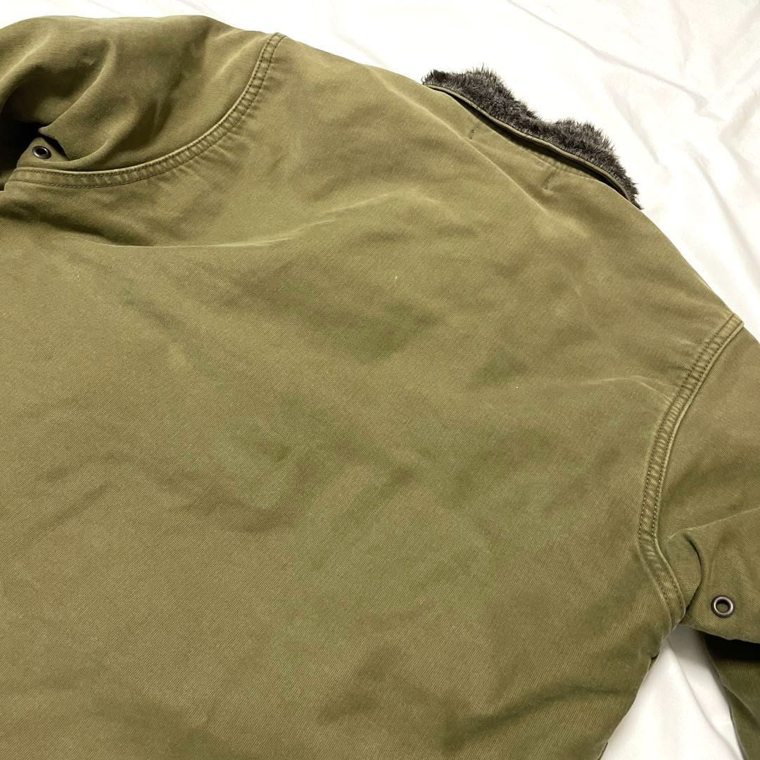 RED TAiL N-1 MC Jacket デッキジャケット カーキ Mサイズ レッド