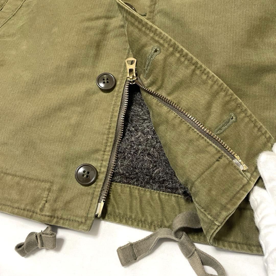 RED TAiL N-1 MC Jacket デッキジャケット カーキ Mサイズ レッド