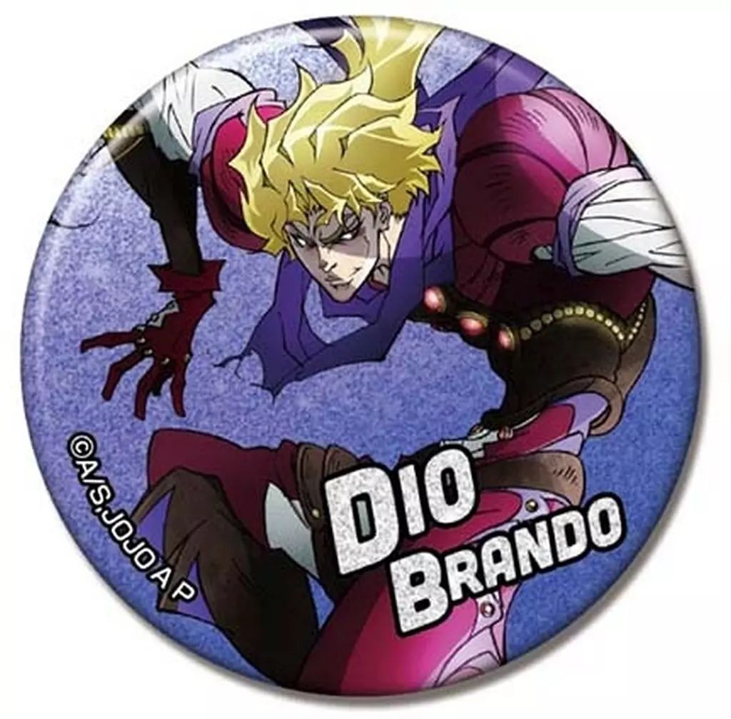 中古】バッジ・ビンズ ディオ・ブランドー 「グリッターCANバッジ