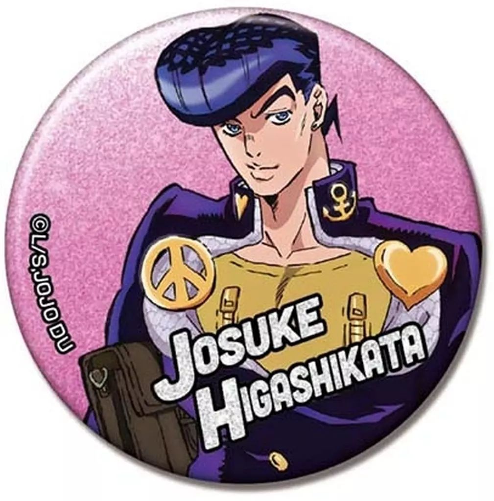 中古】バッジ・ビンズ 東方仗助 「グリッターCANバッジ ジョジョの奇妙