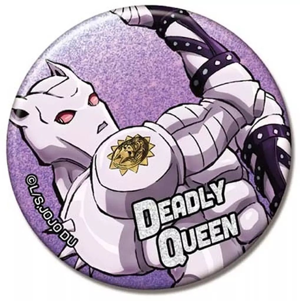 中古】バッジ・ビンズ キラークイーン 「グリッターCANバッジ ジョジョ