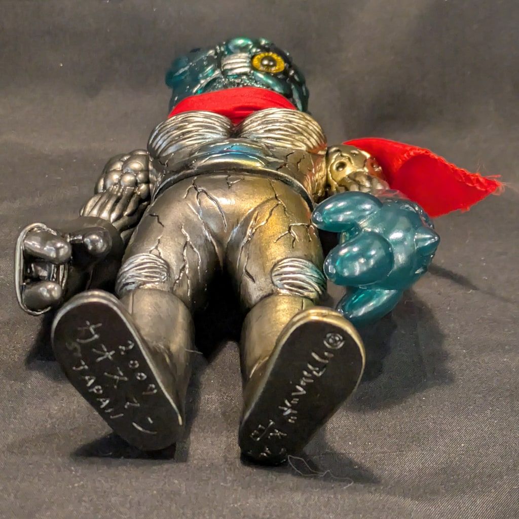 REALHEAD カオスマン1号 メテオアーム クリアグリーン×ガンメタ/赤