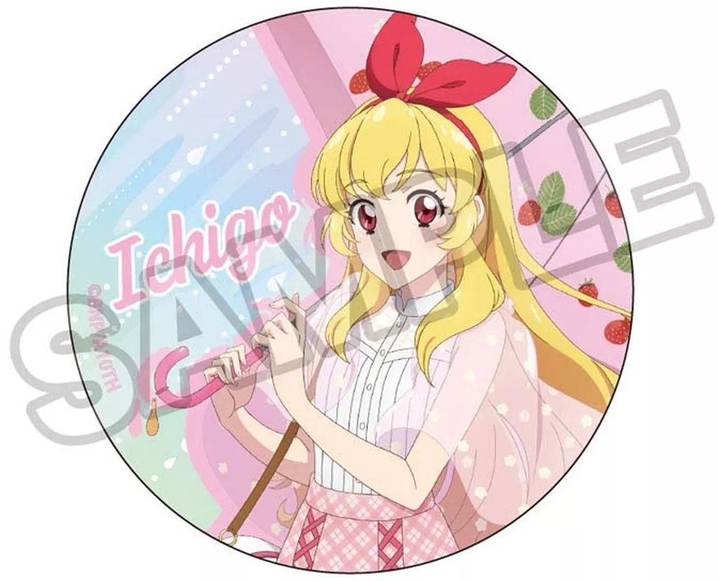 中古】バッジ・ビンズ 星宮いちご(上半身) 「アイカツ! 10th STORY