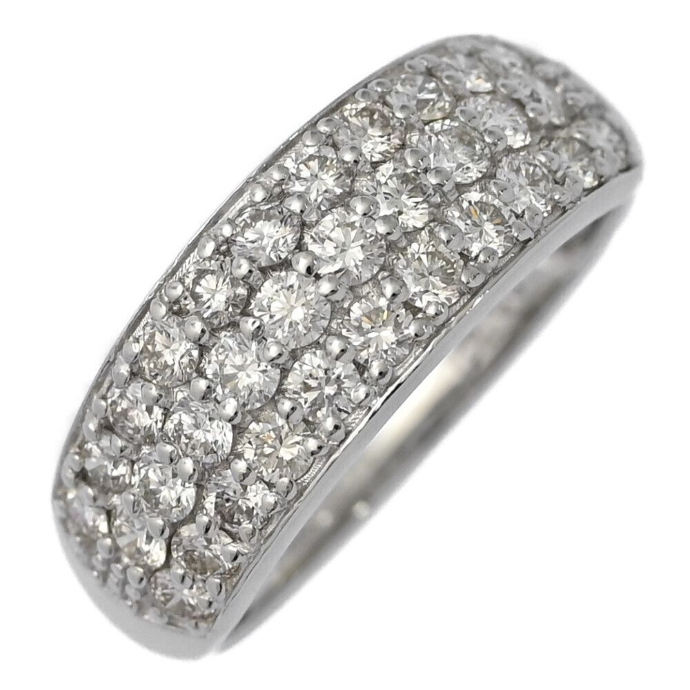 1 00 ct 3ライン ダイヤモンド リング･指輪 Pt 950 4 7 g 13号 53 プラチナ プレゼント 記念日 誕生石 ♀ S レディース 598154