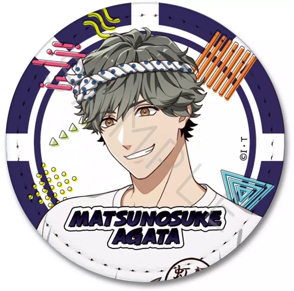 中古】バッジ・ビンズ SC.阿形松之助 第2弾 レザーバッジ(丸形