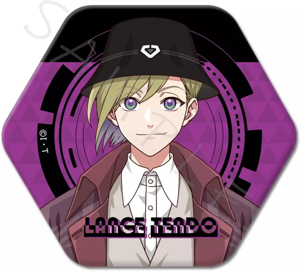 中古】バッジ・ビンズ SE.ランス天堂 第2弾 六角形缶バッジ 「ライドカ