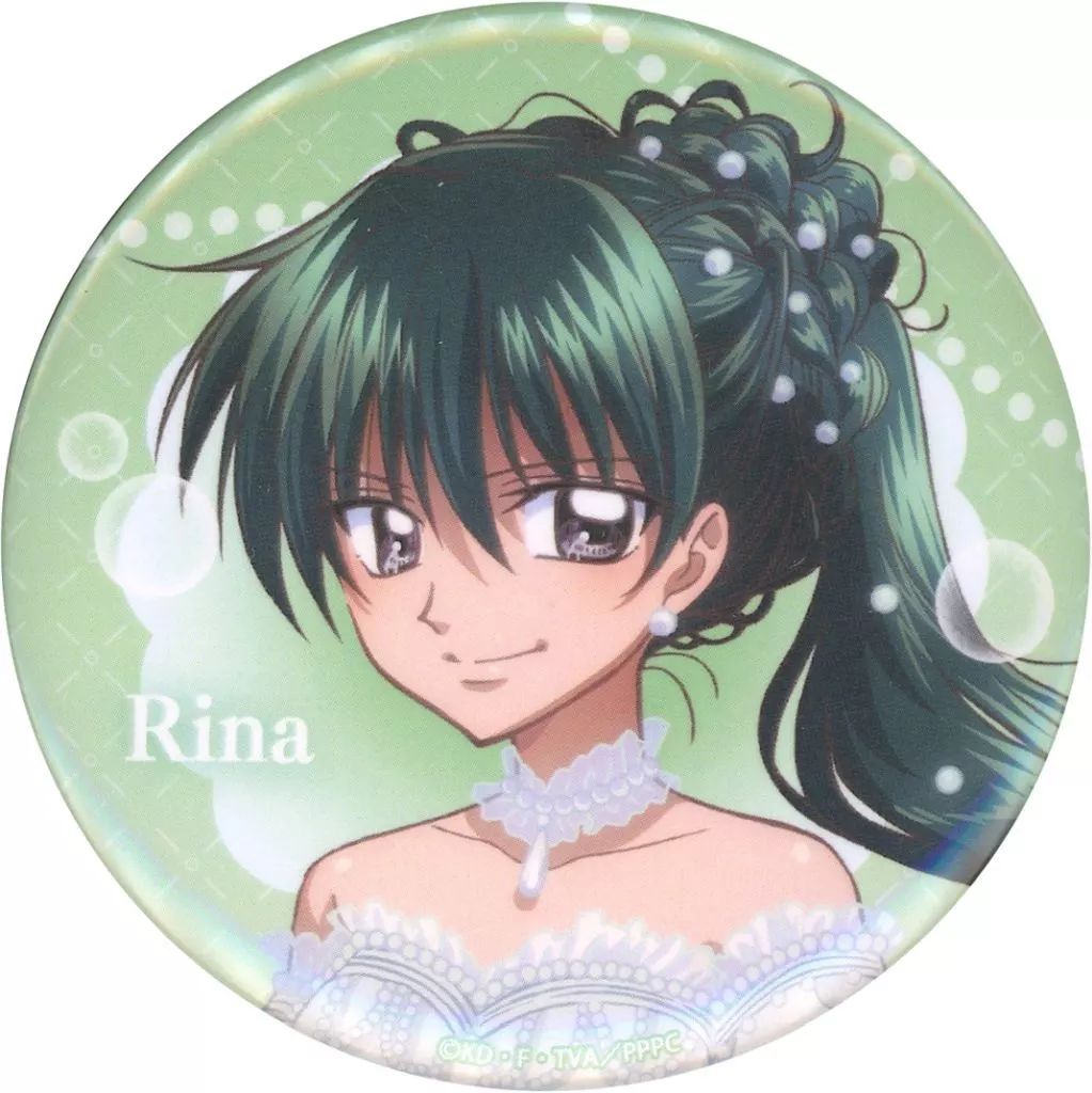 中古】バッジ・ピンズ 洞院リナ(ドレス/バストアップ) 缶バッジ