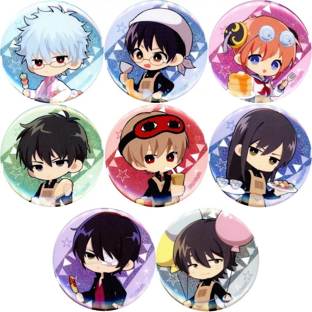 中古】バッジ・ピンズ 全8種セット 「3年Z組銀八先生×カプコンカフェ