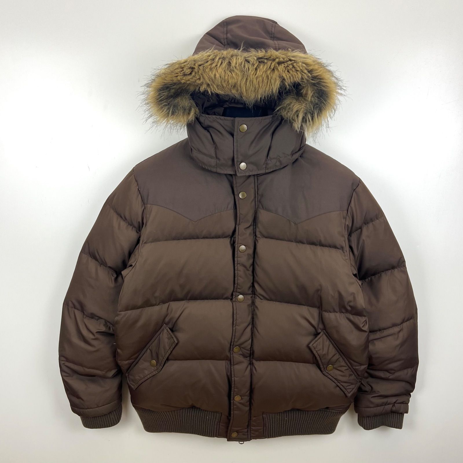 Columbia XCO 00s y2k style fur down jacket S コロンビア ファー 