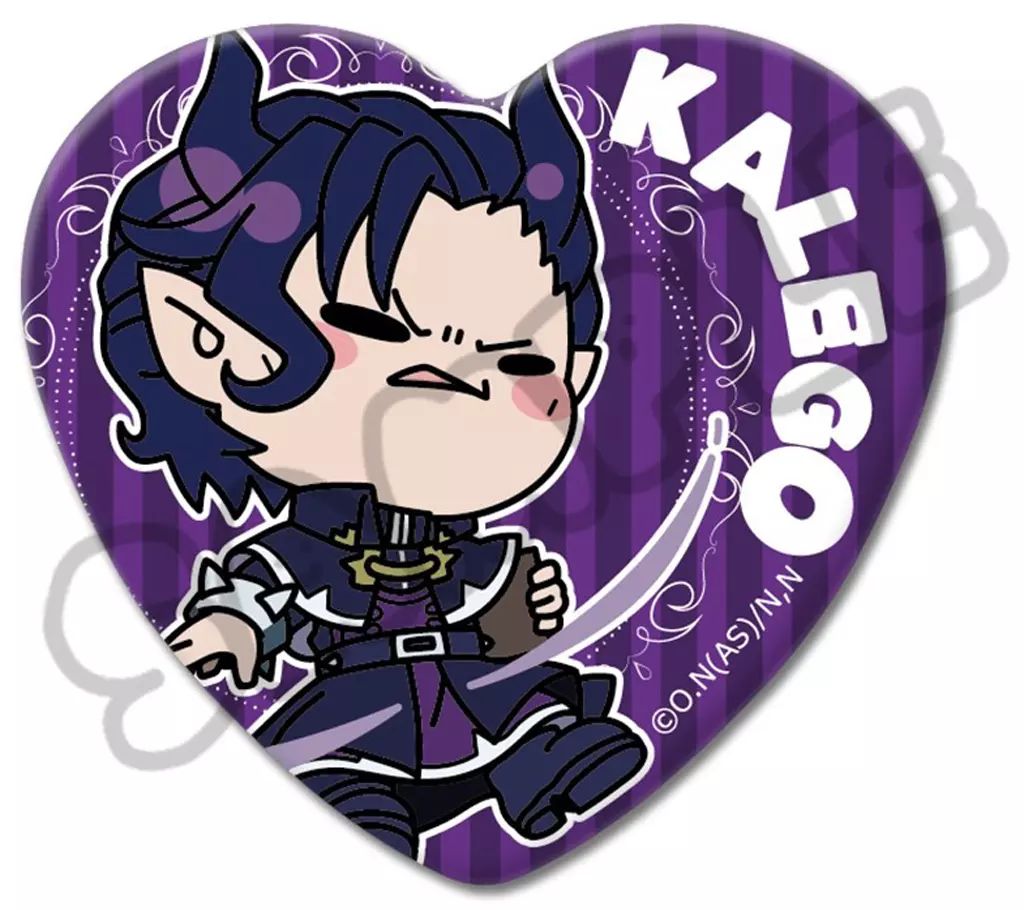 魔入間 バラム カルエゴ ハート缶バッジ 魔入間 バラム カルエゴ