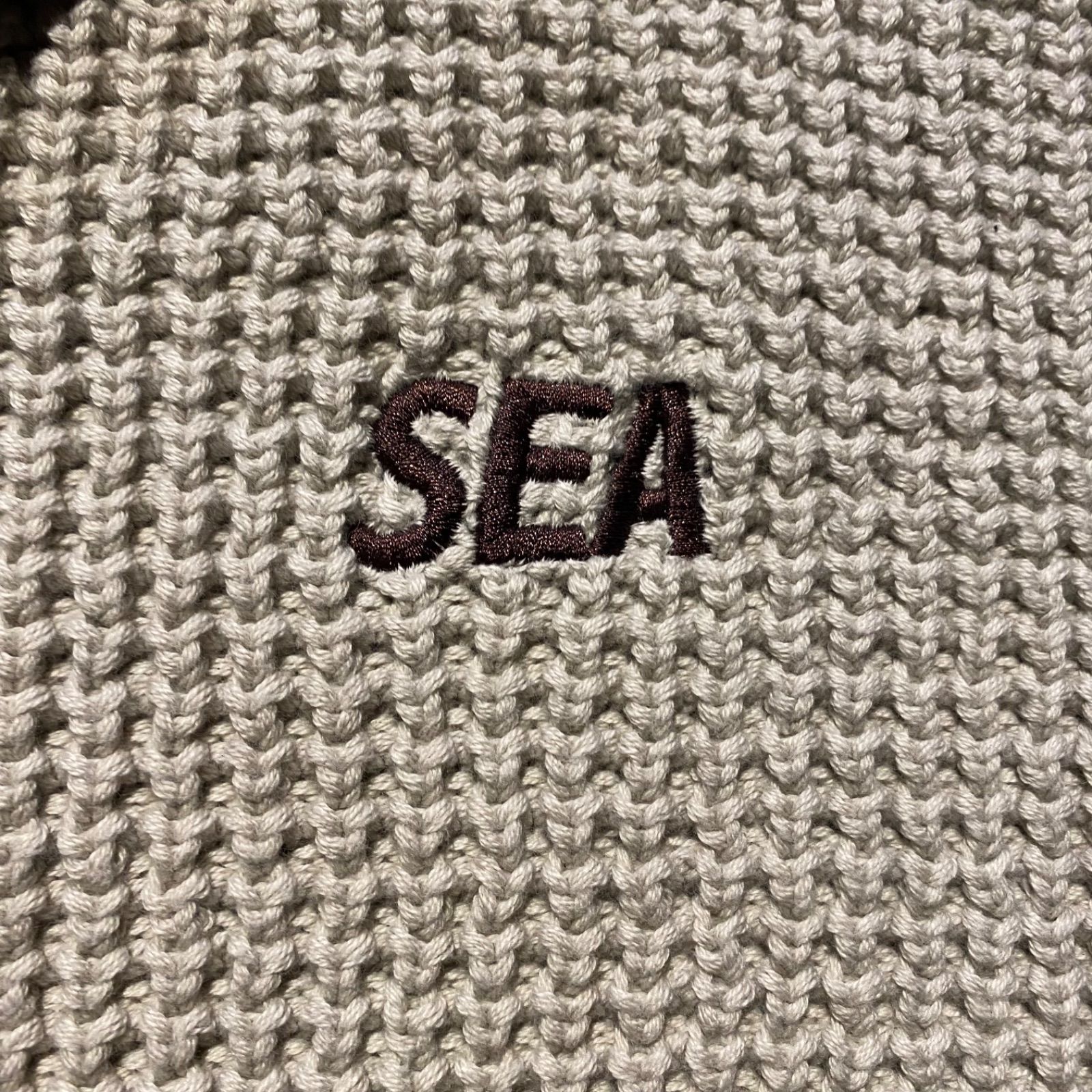 WIND AND SEA 25AW Waffle Crewneck Knit Sweater ウィンダンシー 