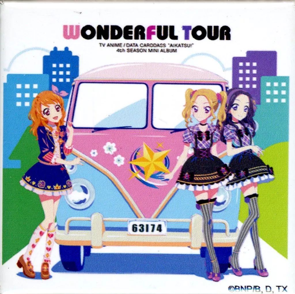 中古】バッジ・ピンズ WONDERFUL TOUR 「アイカツ!シリーズ 5th
