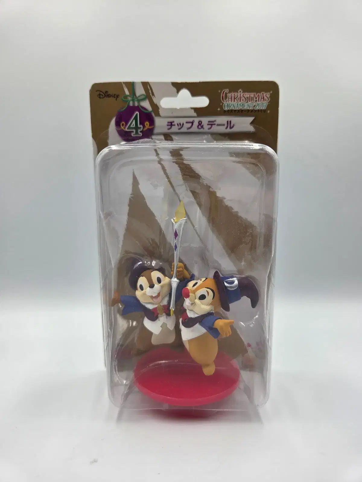 ディズニー フィギュア チップ アンド デール クリスマス オーナメント