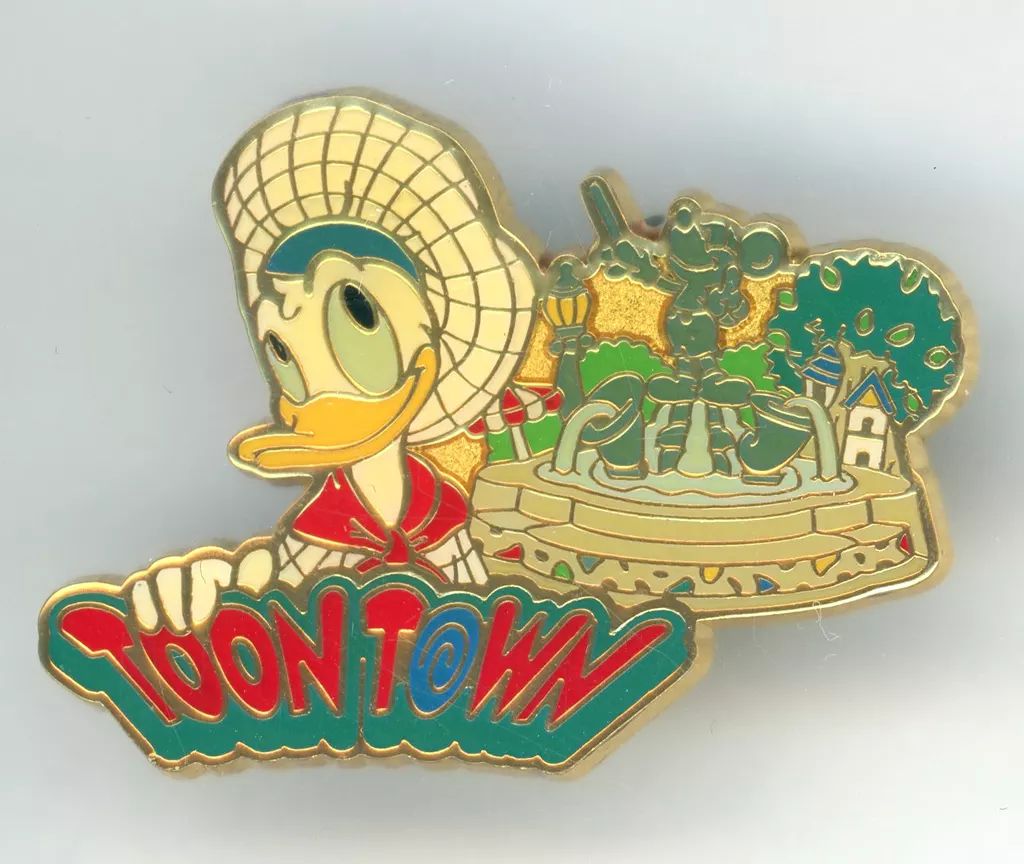 中古】バッジ・ビンズ ドナルドダック(トゥーンタウン) ピンバッジ